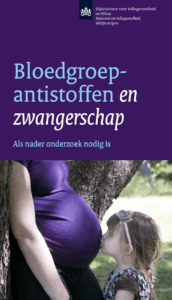 RIVM folder bloedgroepantistoffen en zwangerschap